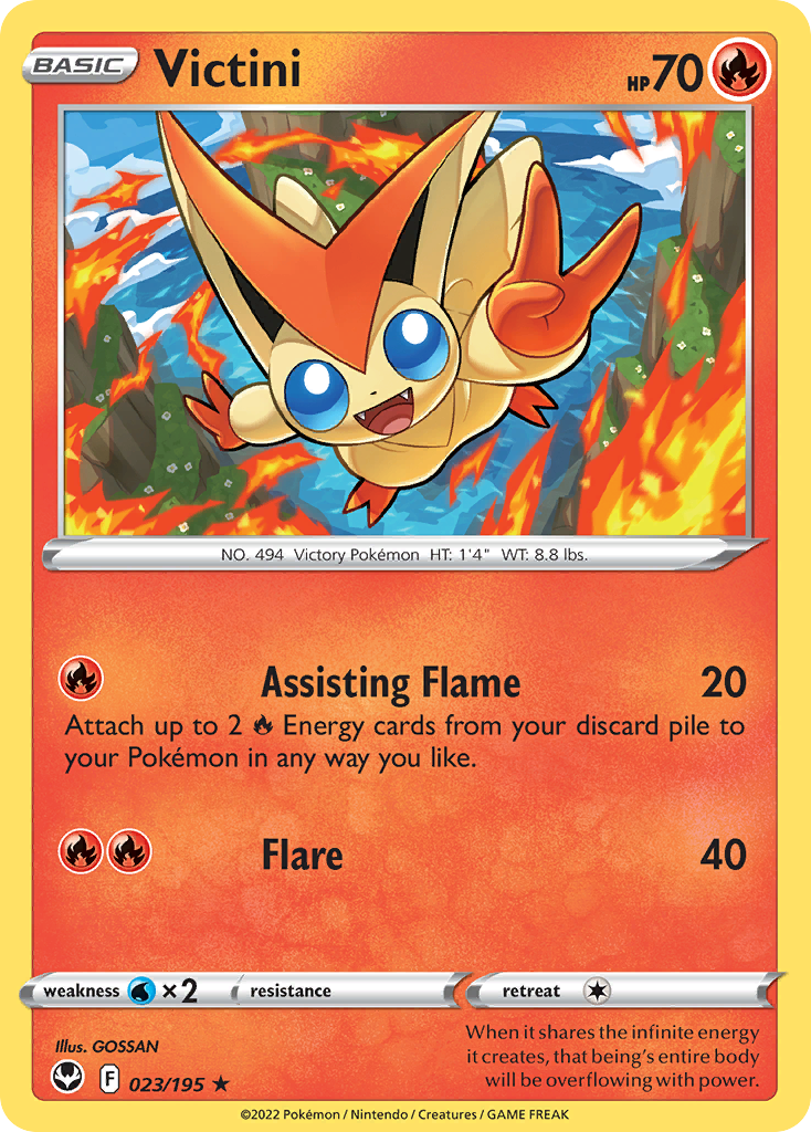 Silver Tempest Victini #23/195