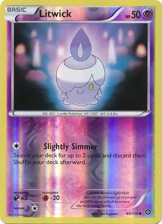 Steam Siege Litwick #48/114 reverse holo