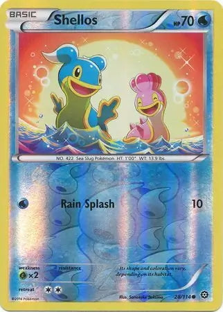 Steam Siege Shellos #28/114 reverse holo