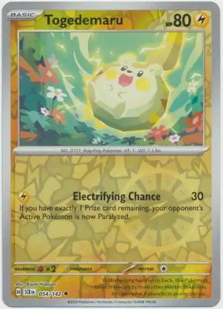 Stellar Crown Togedemaru #54/142 reverse holo