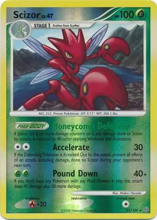 Stormfront Scizor #25/100 reverse holo