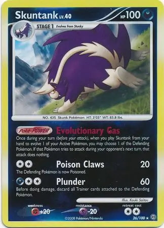 Stormfront Skuntank #26/100 reverse holo