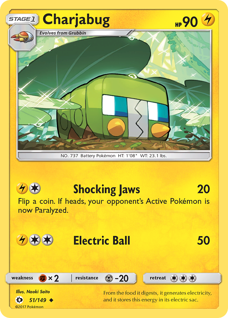 Sun & Moon Charjabug #51/149