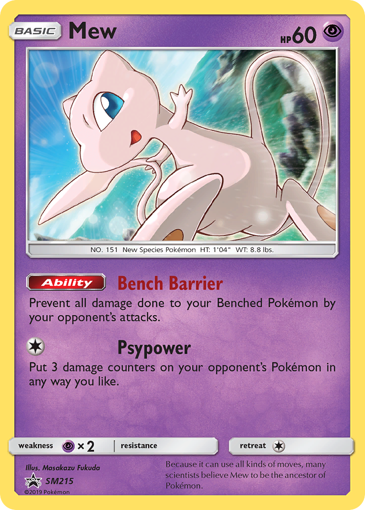 Sun & Moon Promo Mew #215