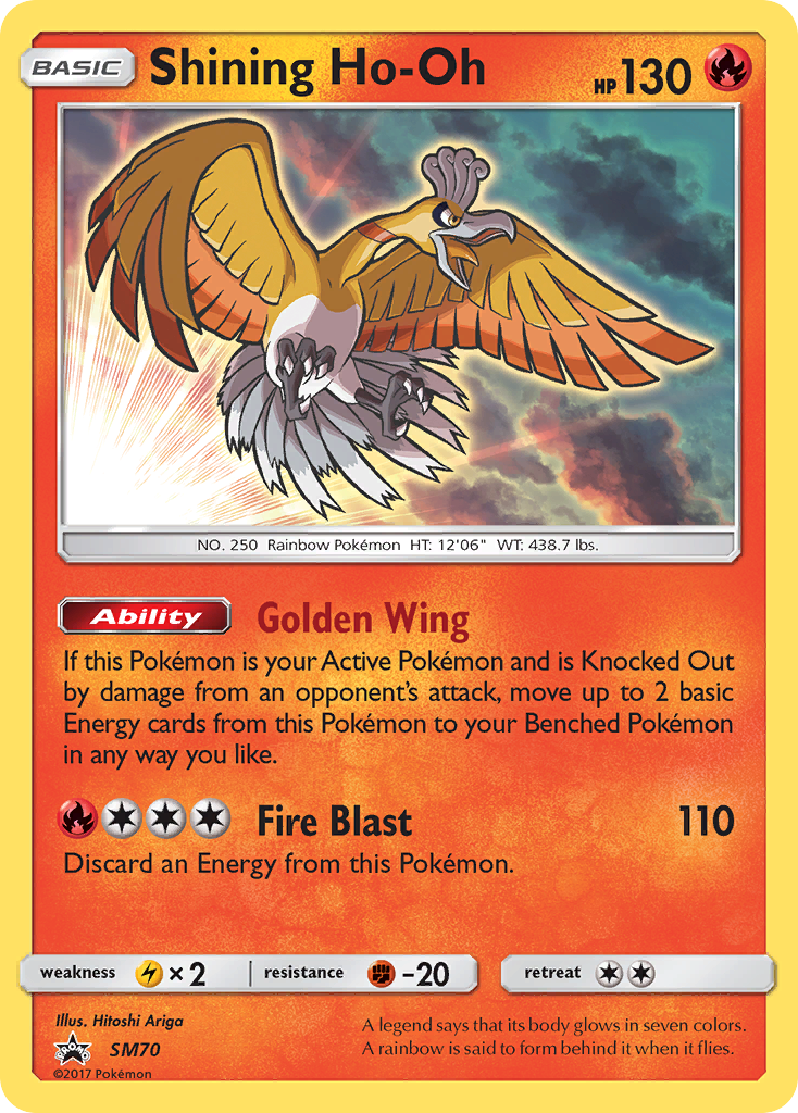 Sun & Moon Promo Shining Ho-Oh #70