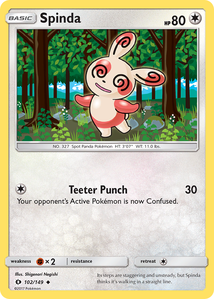 Sun & Moon Spinda #102/149