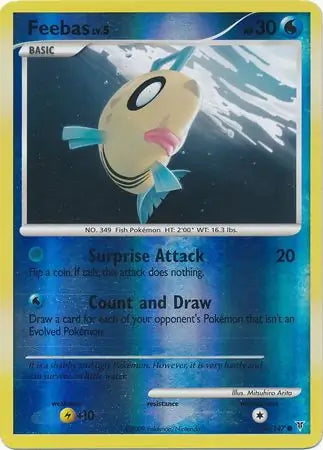 Supreme Victors Feebas #104/147 reverse holo