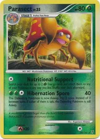 Supreme Victors Parasect #38/147 reverse holo