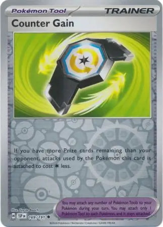 Surging Sparks Counter Gain #169/191 reverse holo