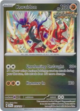 Surging Sparks Koraidon #116/191 reverse holo