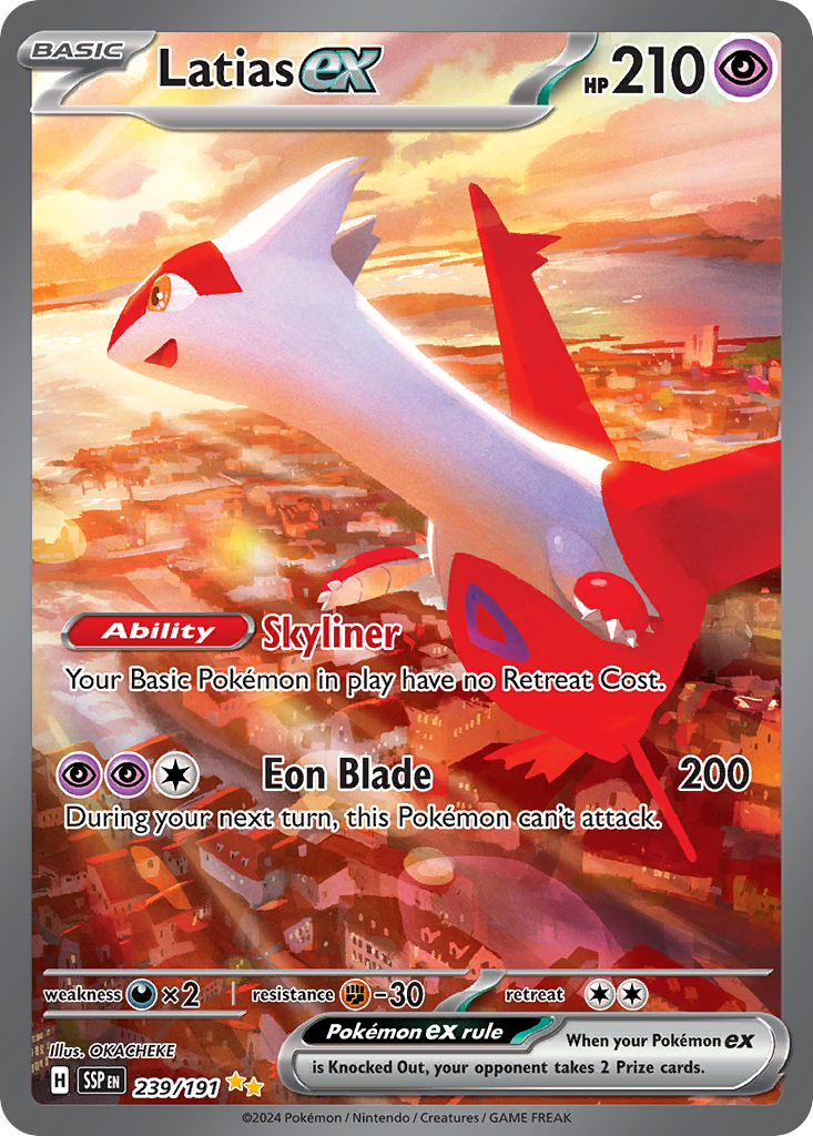 Surging Sparks Latias ex #239/191