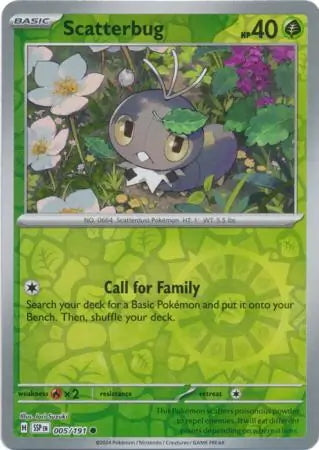 Surging Sparks Scatterbug #5/191 reverse holo