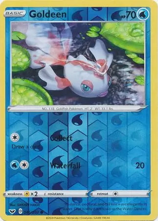 Sword & Shield Goldeen #46/202 reverse holo