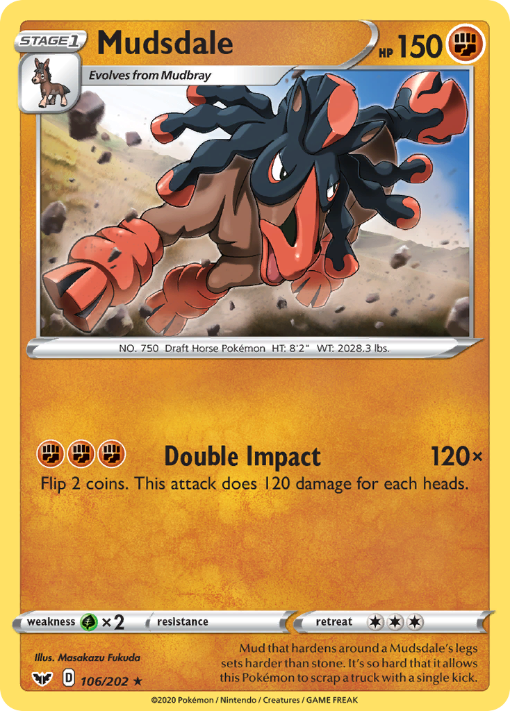 Sword & Shield Mudsdale #106/202