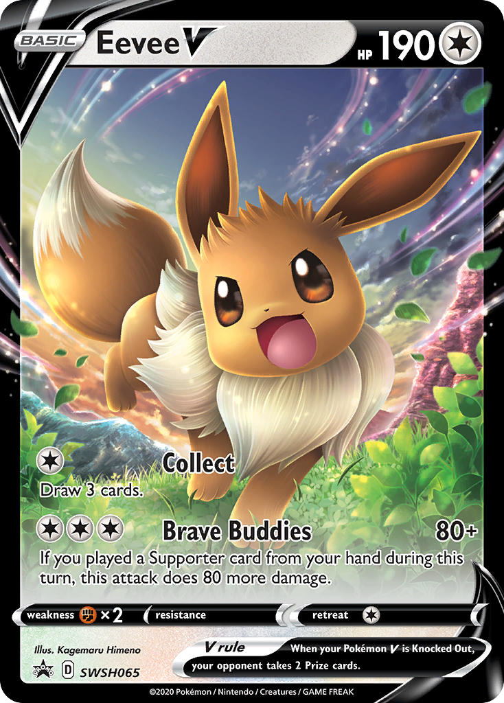 Sword & Shield Promo's Eevee V #65