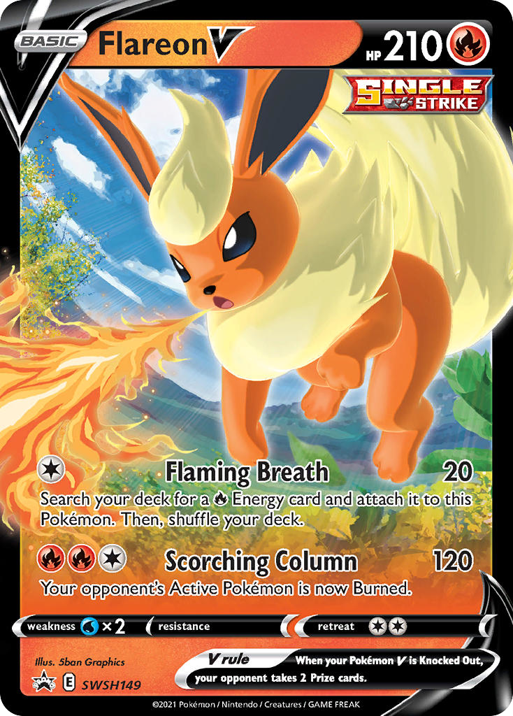 Sword & Shield Promo's Flareon V #149