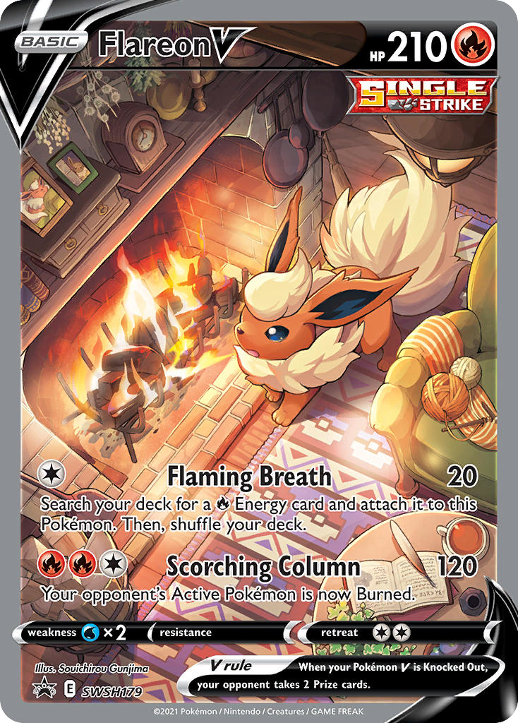 Sword & Shield Promo's Flareon V #179