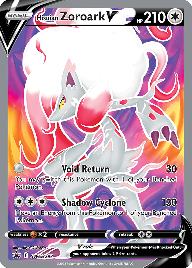 Sword & Shield Promo’s Hisuian Zoroark V #297