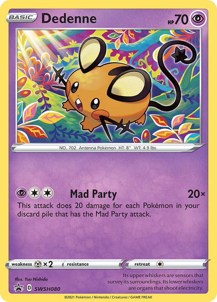 Sword & Shield Promo's Holo Dedenne #80