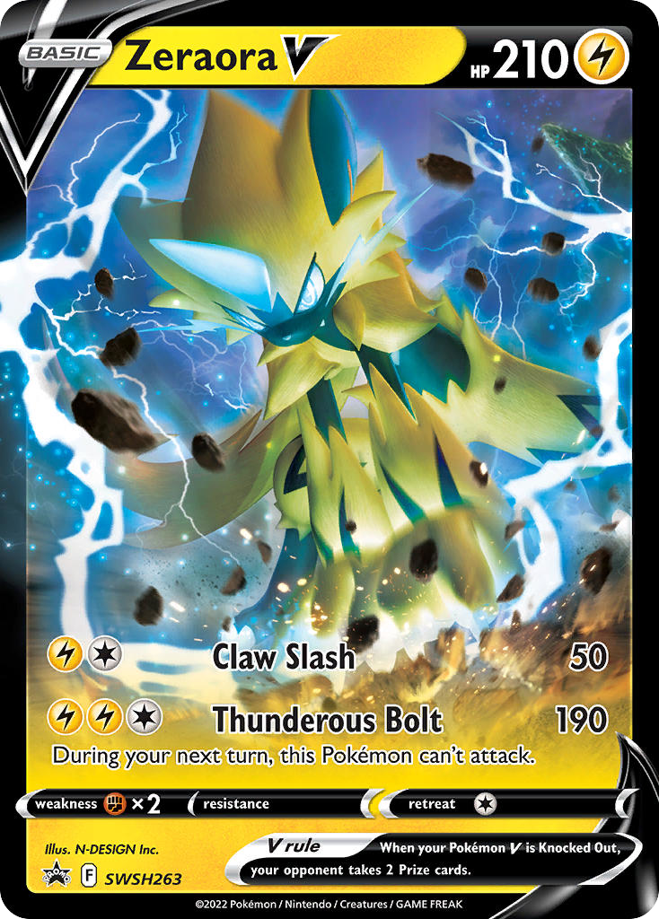 Sword & Shield Promo’s Zeraora V #263