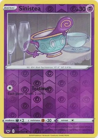Sword & Shield Sinistea #89/202 reverse holo