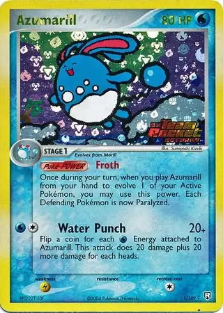 Team Rocket Returns Azumarill #1/109 reverse holo