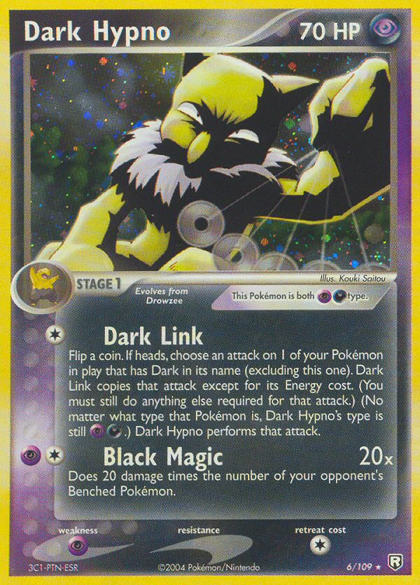 Team Rocket Returns Holo Dark Hypno #6/109