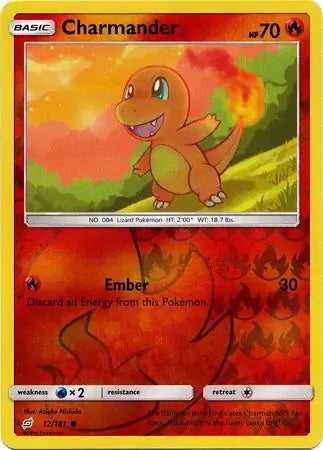 Team Up Charmander #12/181 reverse holo