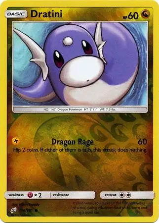 Team Up Dratini #116/181 reverse holo