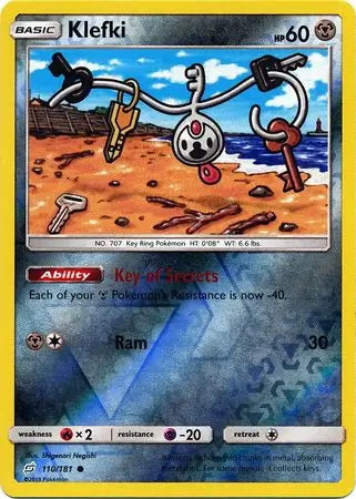 Team Up Klefki #110/181 reverse holo