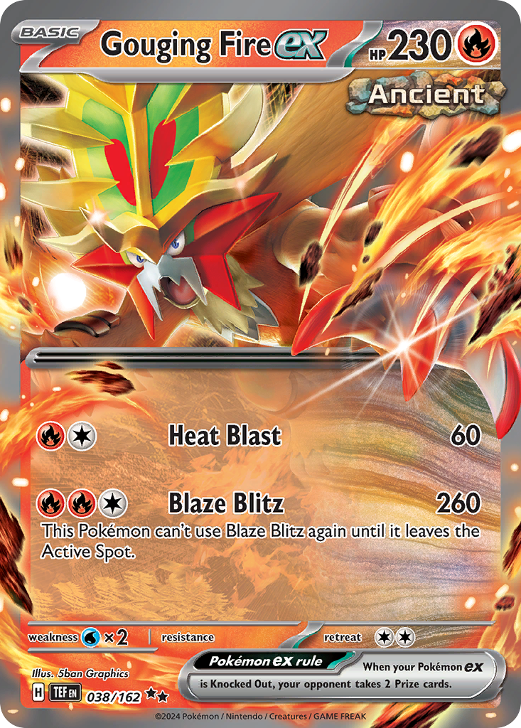 Temporal Forces Gouging Fire EX #38/162