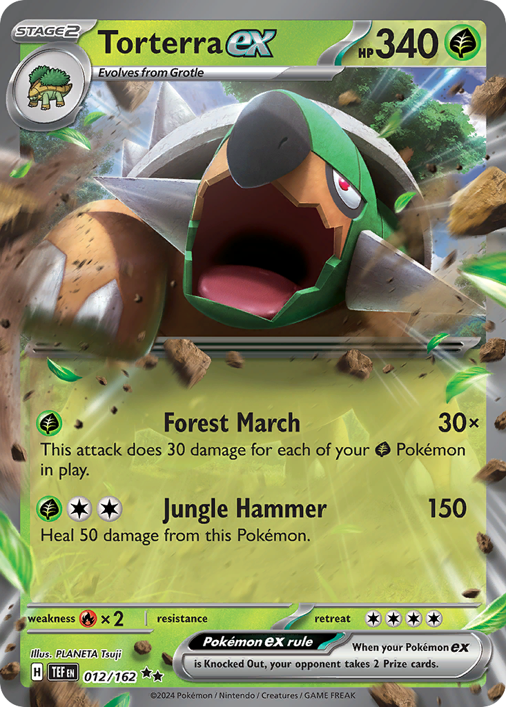 Temporal Forces Holo Torterra EX #12/162