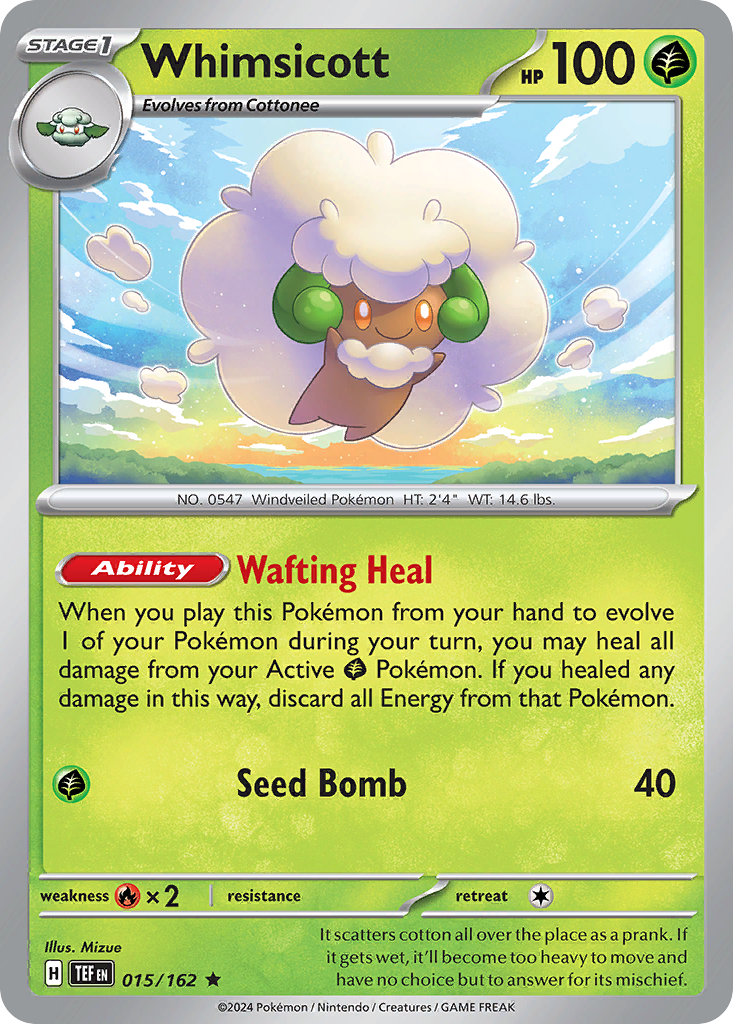Temporal Forces Holo Whimsicott #15/162