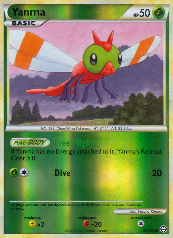 Triumphant Yanma #84/102 reverse holo