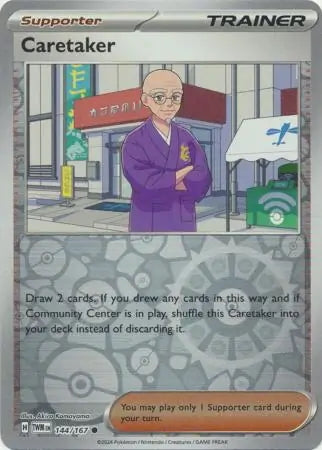Twilight Masquerade Caretaker #144/167 reverse holo