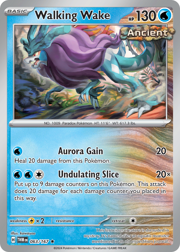 Twilight Masquerade Holo Walking Wake #63/167