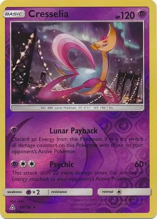 Ultra Prism Cresselia #59/156 reverse holo