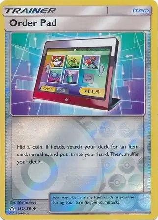 Ultra Prism Order Pad #131/156 reverse holo