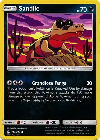 Unbroken Bonds Sandile #114/214 reverse holo