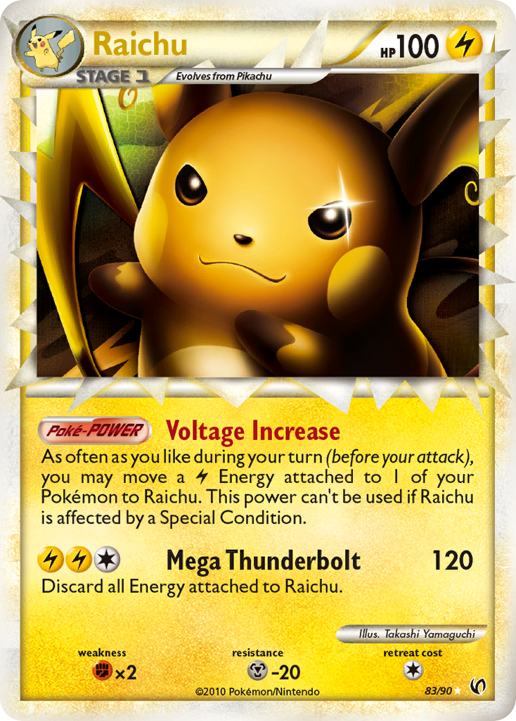 Undaunted Holo Raichu #83/90