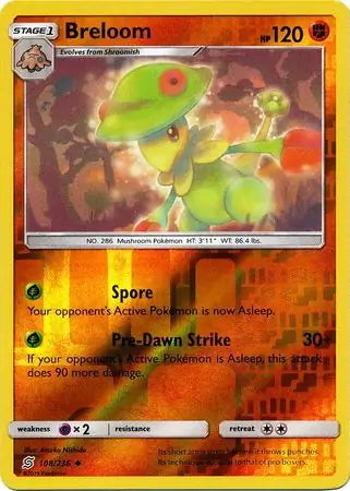 Unified Minds Breloom #108/236 reverse holo