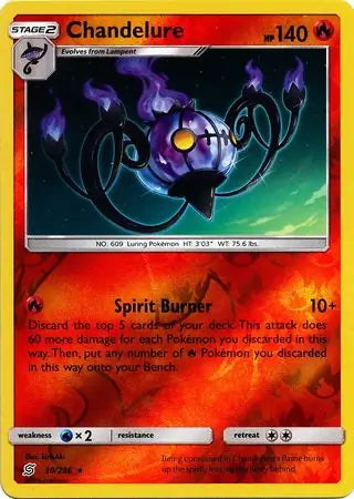 Unified Minds Chandelure #30/236 reverse holo