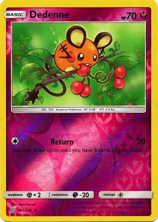 Unified Minds Dedenne #145/236 reverse holo