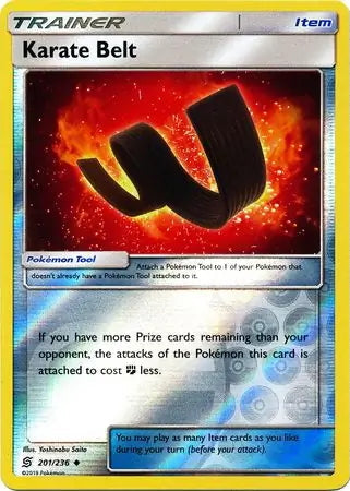 Unified Minds Karate Belt #201/236 reverse holo