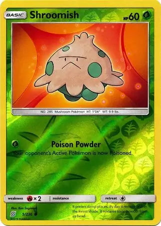 Unified Minds Shroomish #5/236 reverse holo