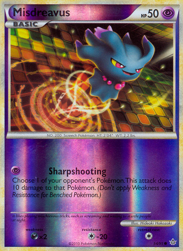Unleashed Misdreavus #54/95 reverse holo