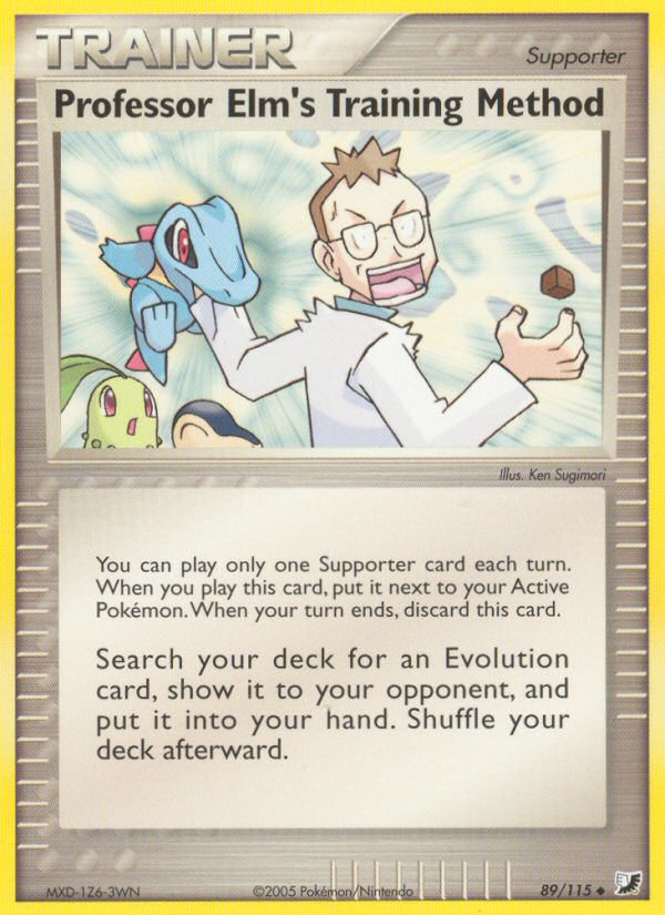 Unseen Forces Professor Elm's Training Method #89/115