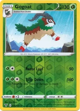 Vivid Voltage Gogoat #18/185 reverse holo