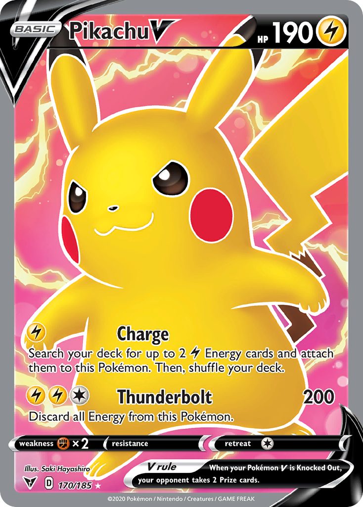 Vivid Voltage Pikachu V #170/185