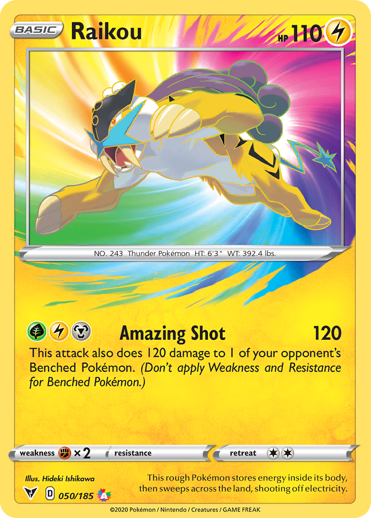 Vivid Voltage Raikou #50/185